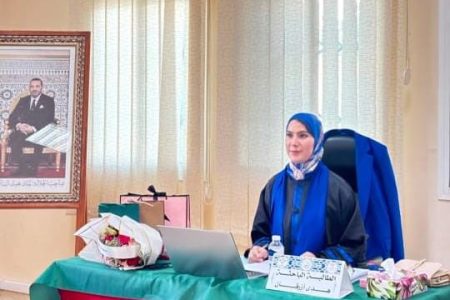 هدى أزرقان تتألق في الماستر بميزة مشرف جدًا وتوصية بنشر رسالتها الجامعية